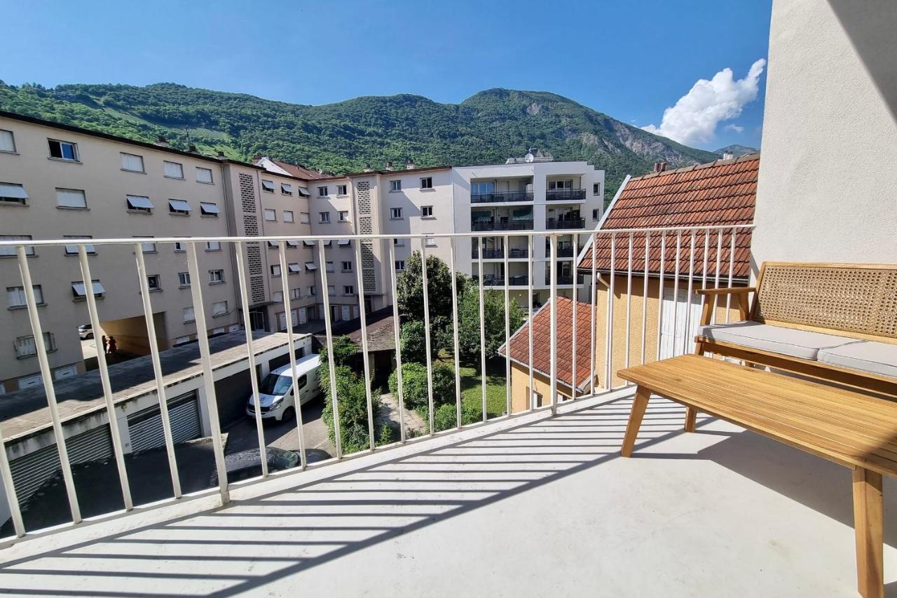 #Dd L'Ecrin Studio Ile Verte Balcony Grenoble Dış mekan fotoğraf